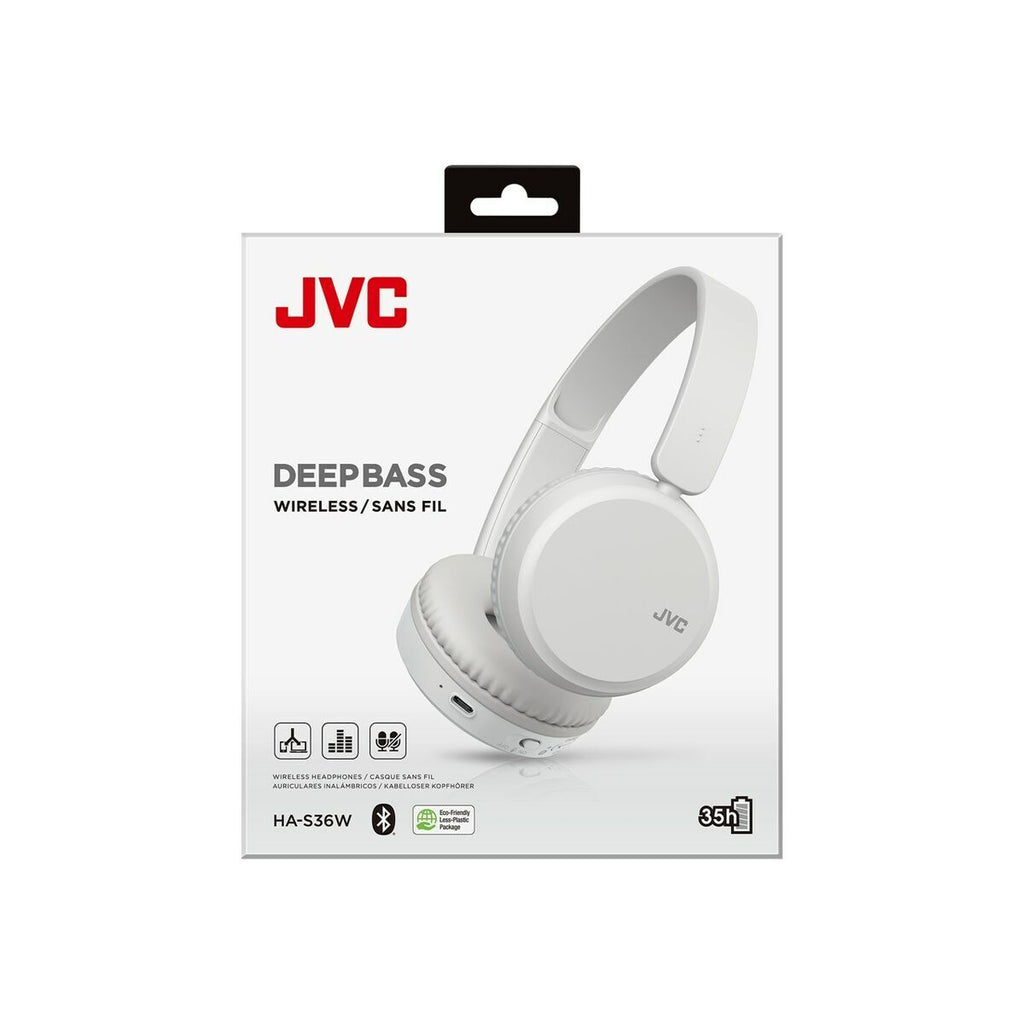 Wireless Headphones JVC HAS-36WWU Bluetooth Bluetooth 5.2 White Black-16