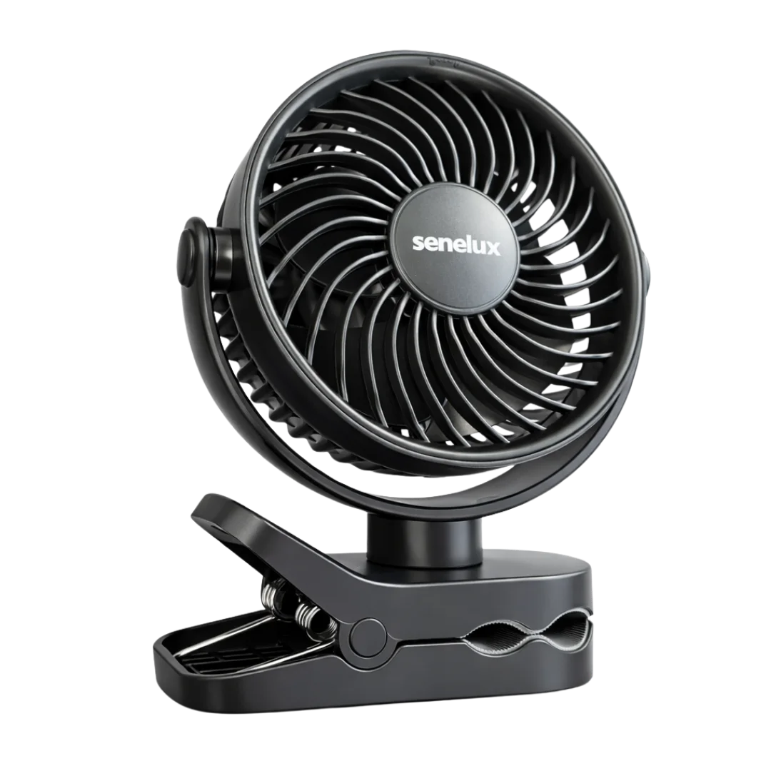 Senelux 5" Wireless Clip-On Fan