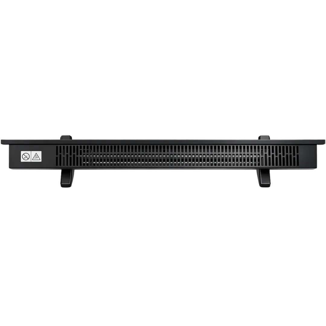 Black Glass Panel Heater with Wifi Controls