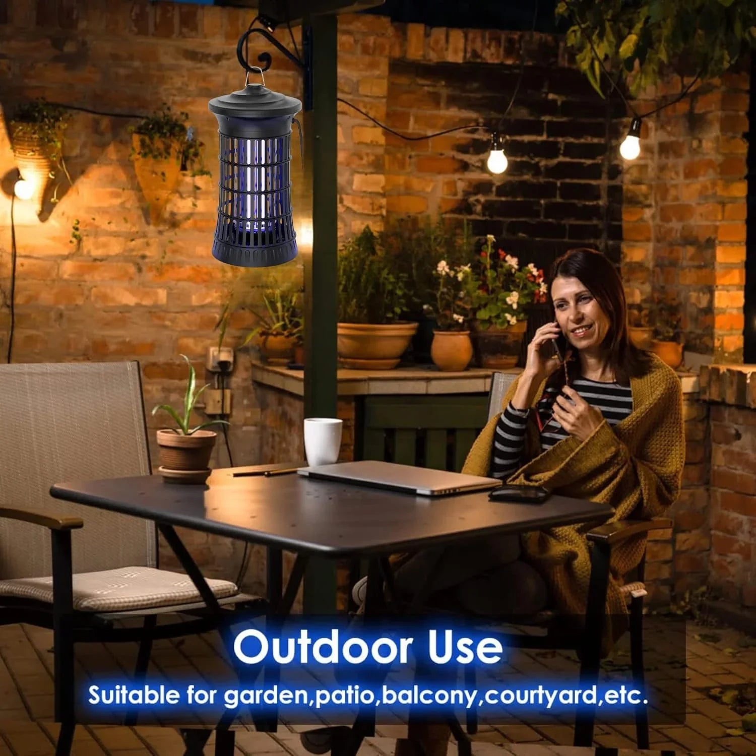 Refurbished - Senelux 20W, 4500v Bug Zapper with UV Lure for Flies, Mosquitoes and Wasps