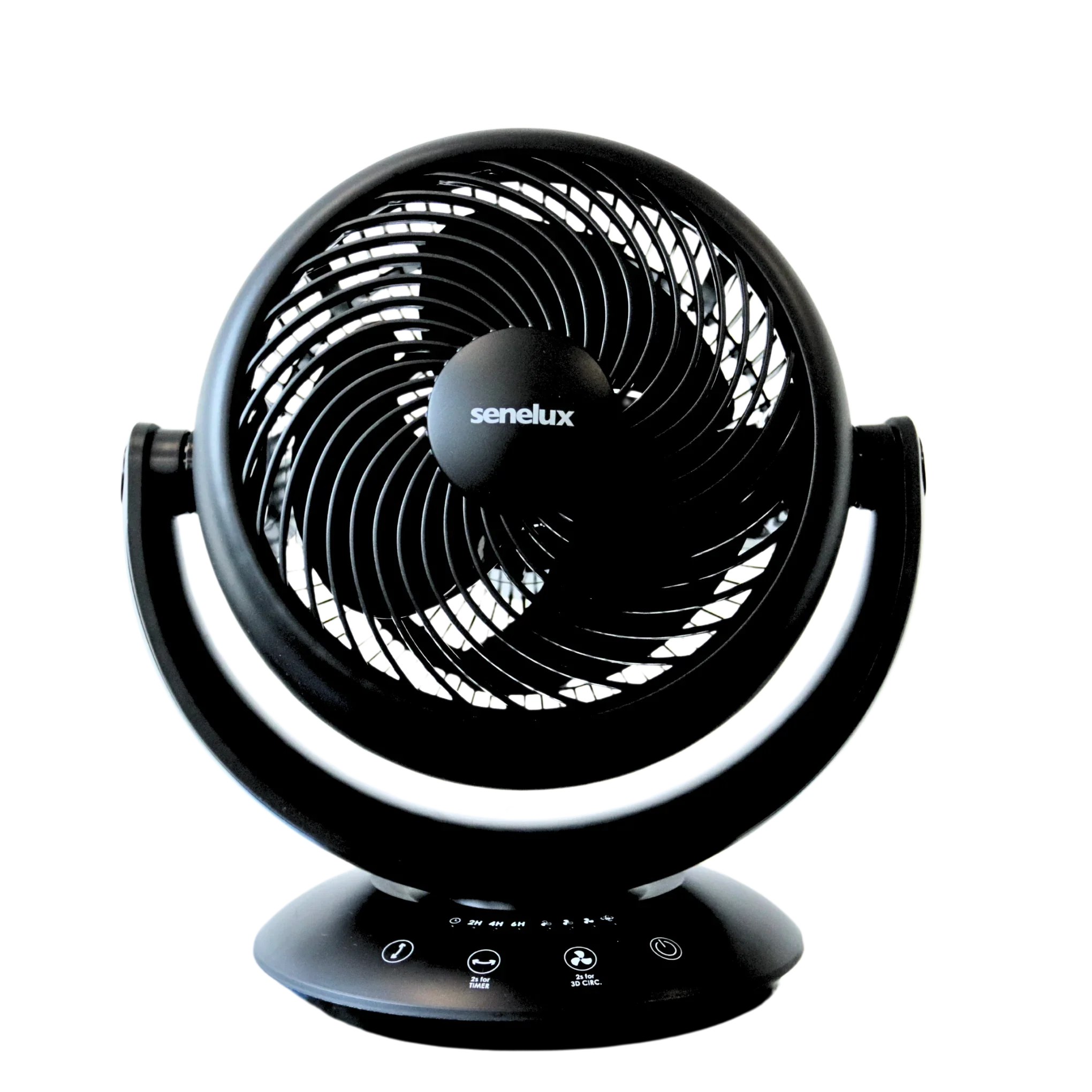 Senelux 8 Inch Cooling Fan with Remote Control, Automatic Oscillation