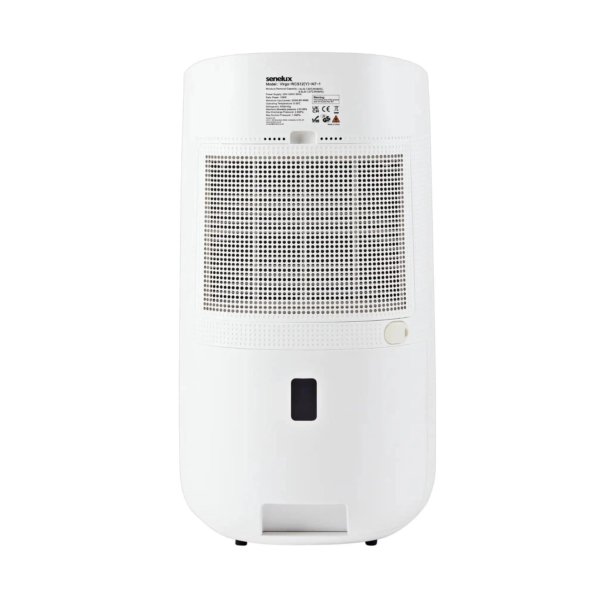 Refurbished - 12 Litre Per Day Efficient, Compressor Dehumidifier for Home