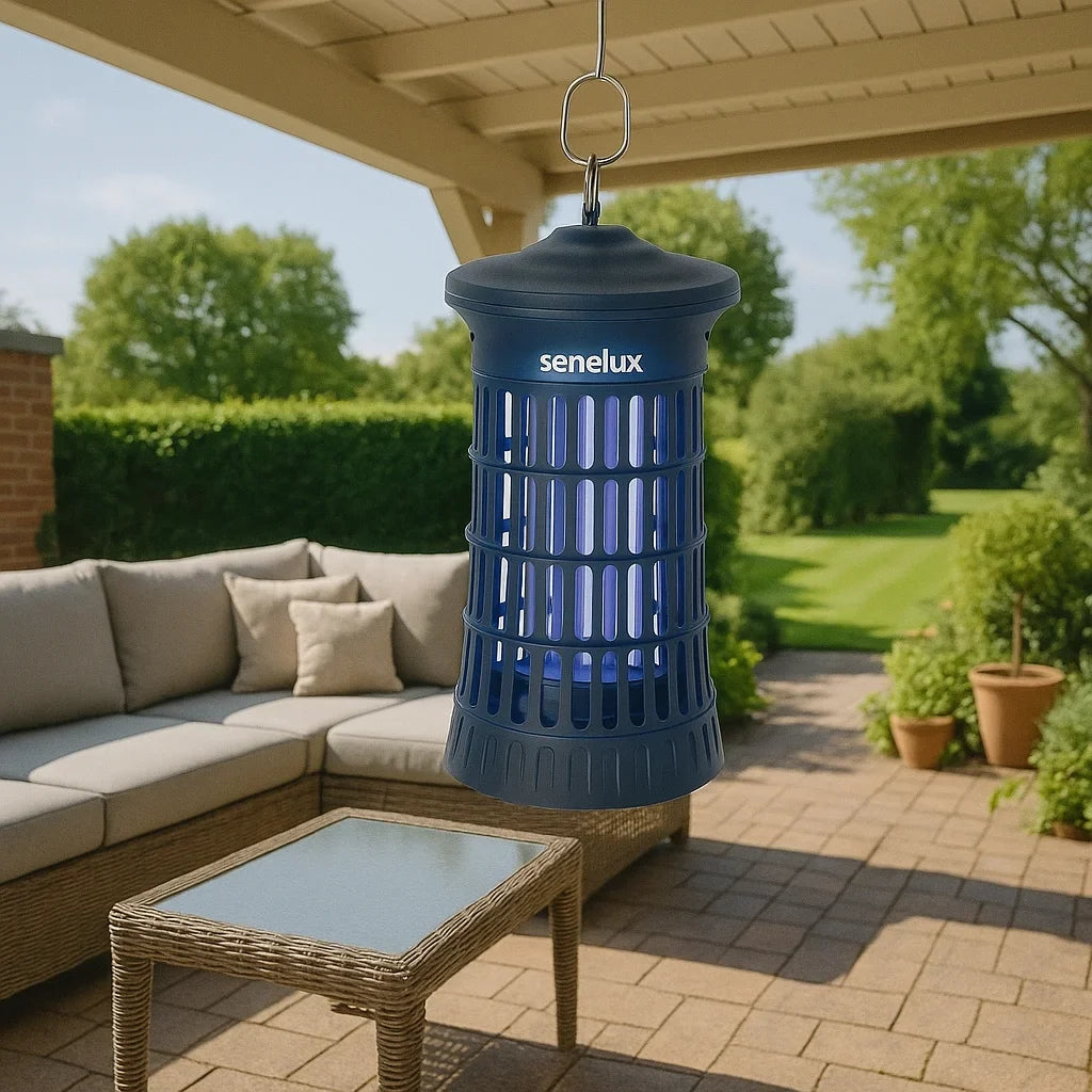 Senelux Mosquito Killer Lamp 4500V Fly Zapper 20W Insect Mosquito Trap with UV Light Bug Zapper 100m³ Coverage for Indoor Garden Outdoor