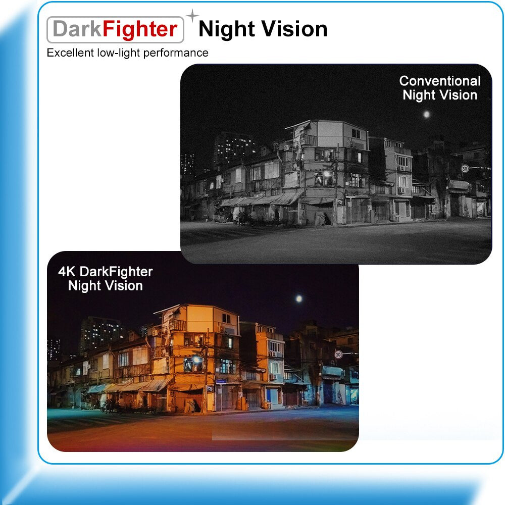 Hikvision CCTV Camera System 4MP POE IP Outdoor Camera 30m IR 8CH H.265+ NVR