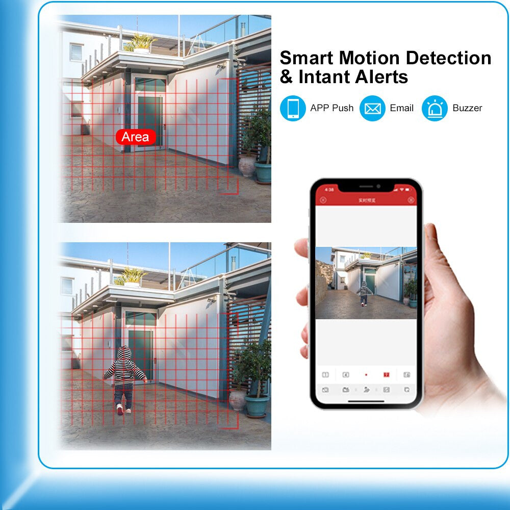 Hikvision CCTV Camera System 4MP POE IP Outdoor Camera 30m IR 8CH H.265+ NVR